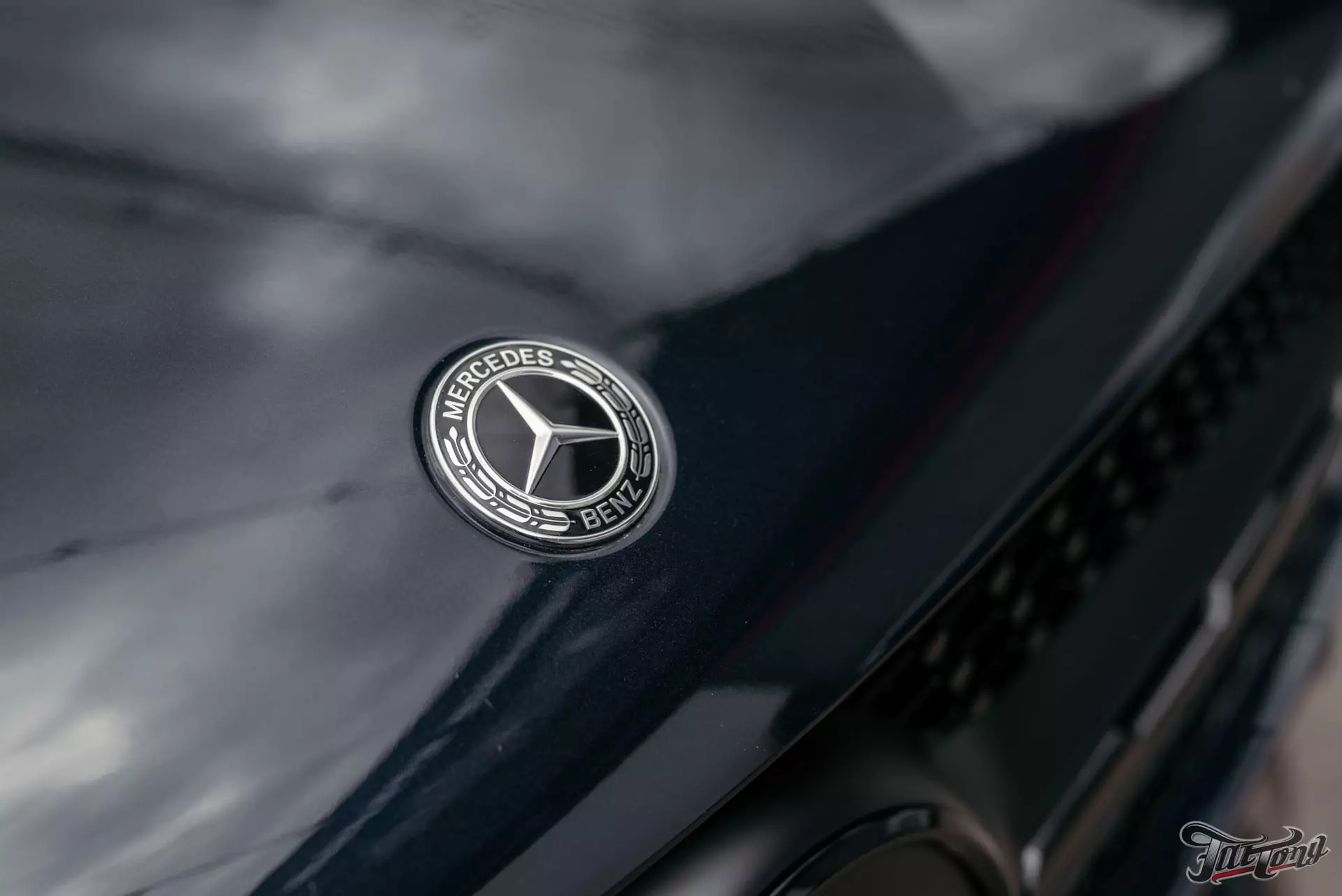 Mercedes GLC Coupe. Антихром и окрас деталей